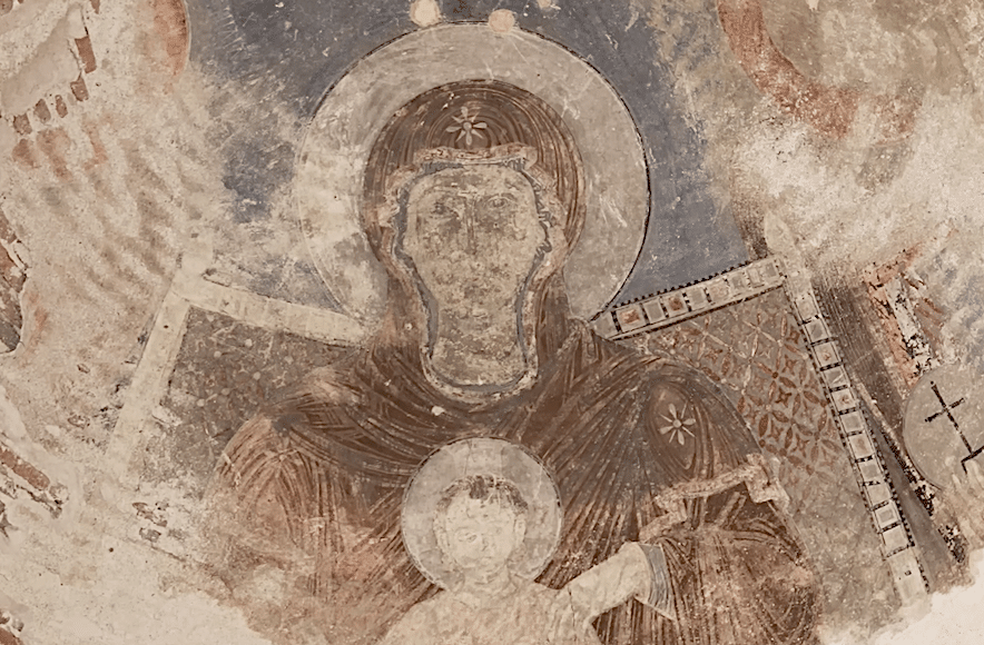The Story Behind the Murals - The church of the Virgin at Timotesubani